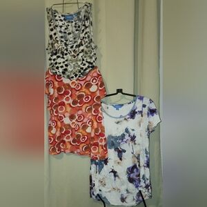 ​Simply Vera Wang Bundle of 3 Soft Knit Tops / Blouses [Sm, Md, Lg] Lot